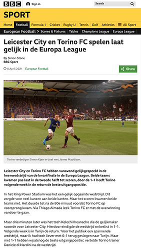 Leicester City Torino