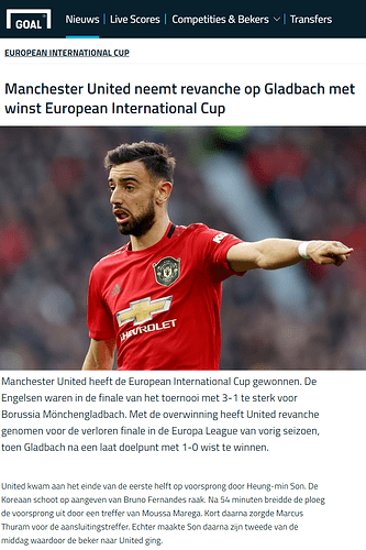 #19 European International Cup 2020