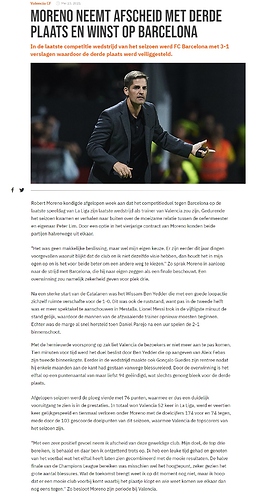 32. Laatste wedstrijd