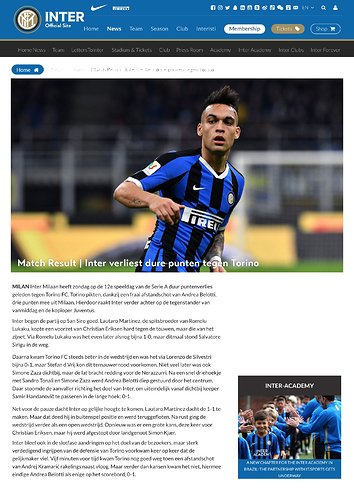 Inter Milaan Torino