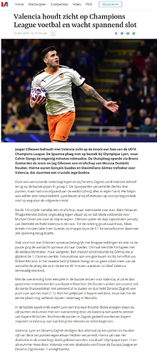 16. Laatste kans vs Lyon