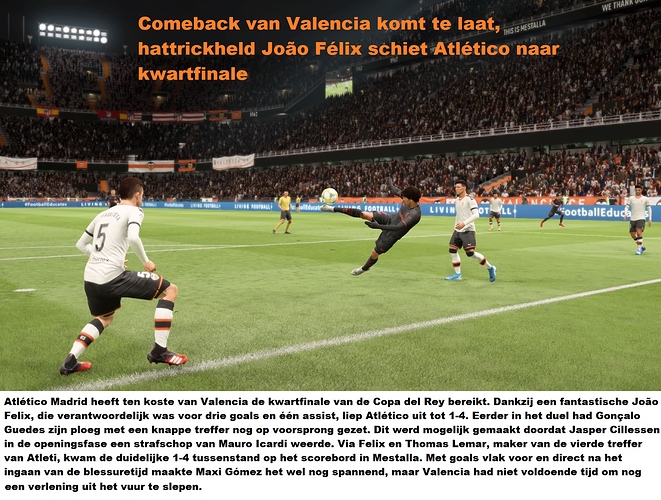 22. Uitschakeling Copa del Rey