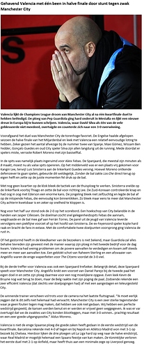 28. Overwinning op City