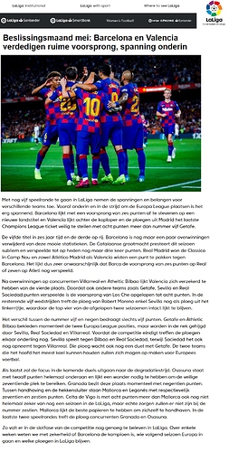 31. Vooruitblik maand mei