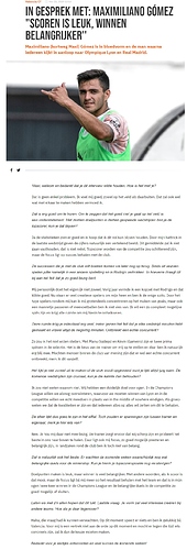 15. In gesprek met, Maxi Gómez, de topscorer